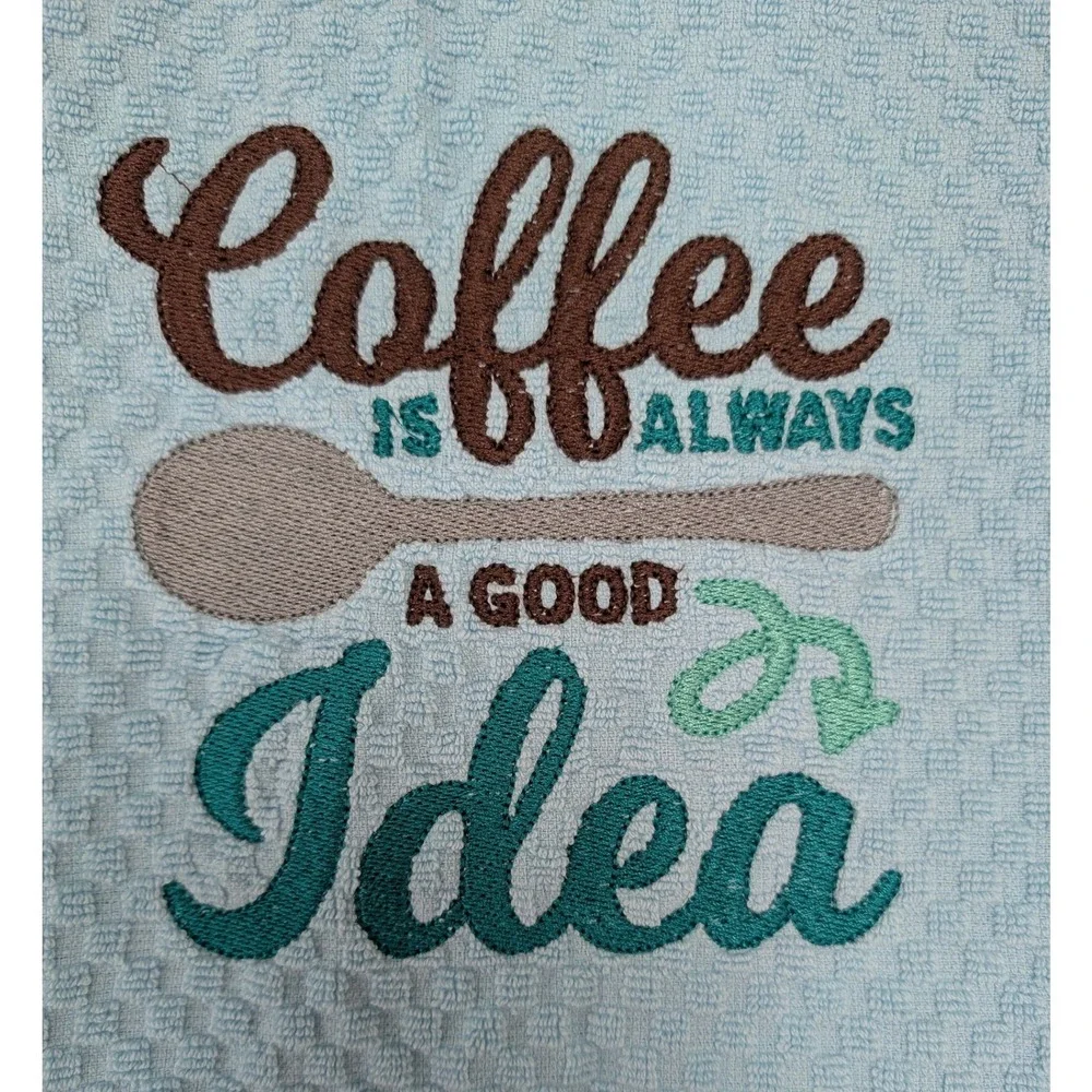 Coffee Is Always a Good Idea Kitchen Bath Bar Hand Towel Coffee Theme Kitchens
